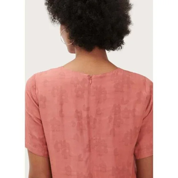 HATCH Maternity The James Dress in Faded Coral Floral | Size 2 - Picture 3 of 8